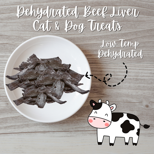 Dehydrated Beef Liver Cat Treats