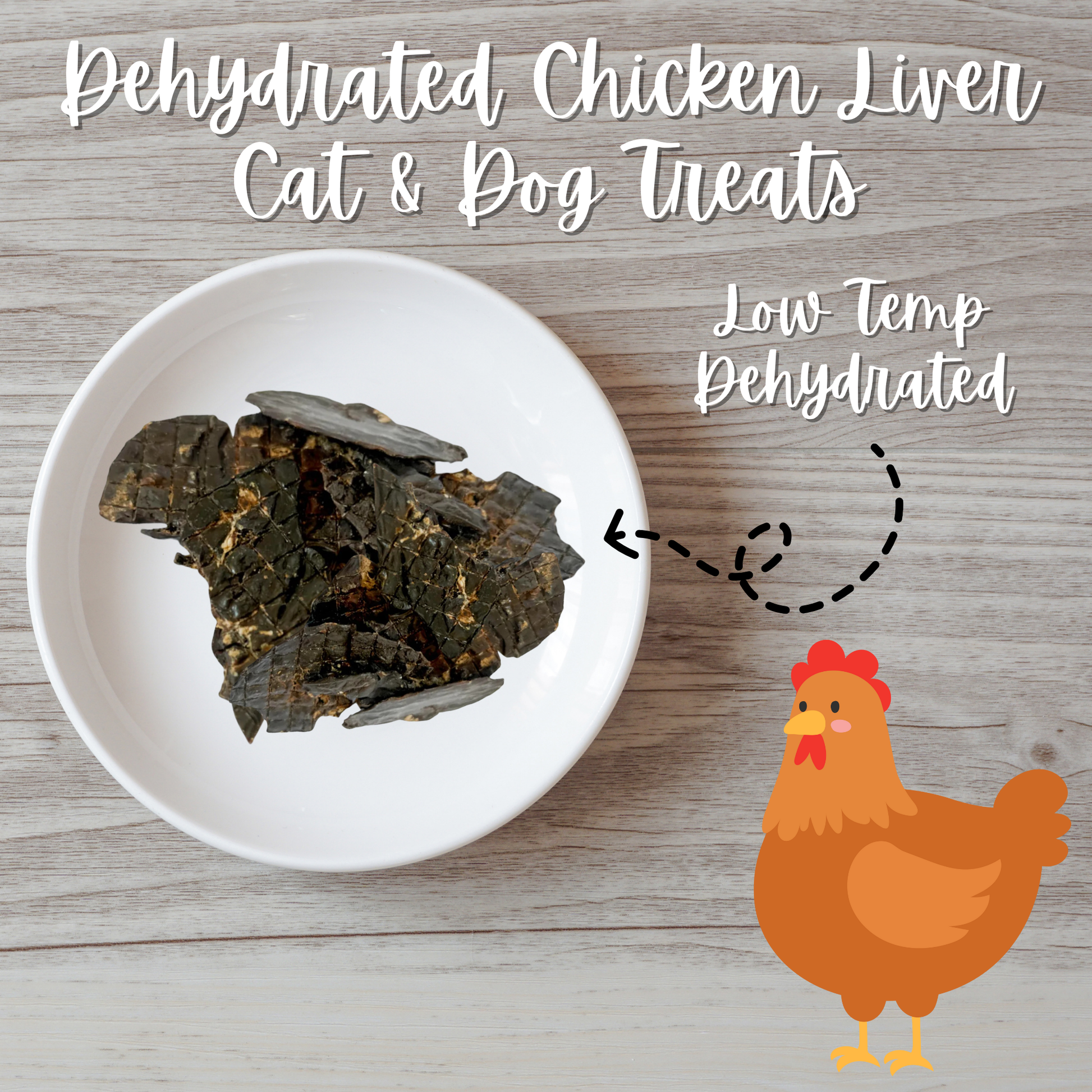 Dehydrated Chicken Liver Dog Treats – Glitter Grimalkins