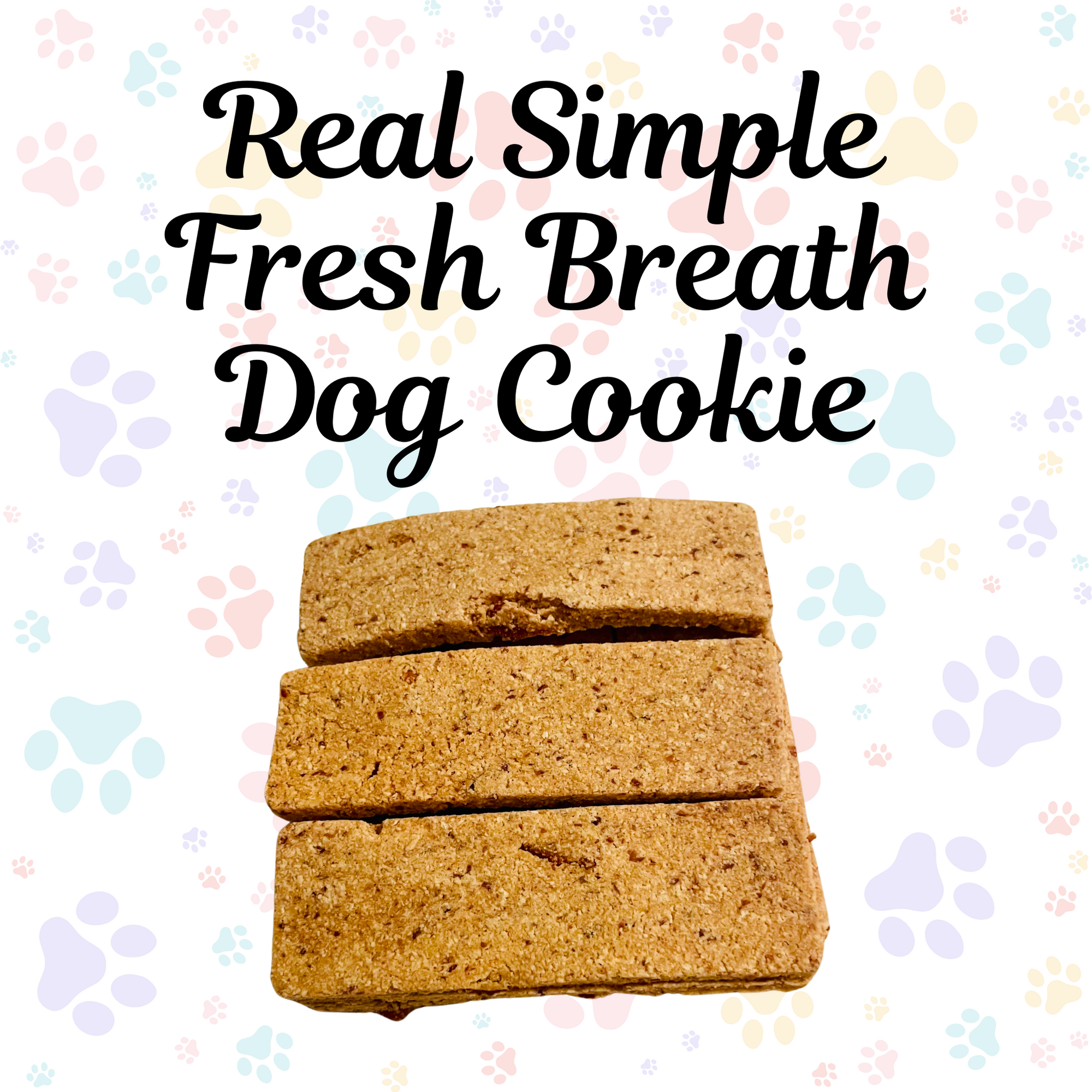 Fresh Breath Real Simple Dog Biscuit Cookie